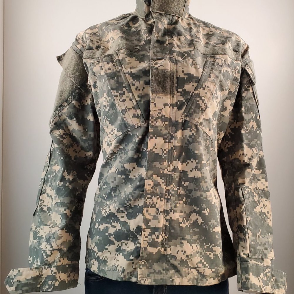 Women's Camo Jacket Add Patches US Army Military
